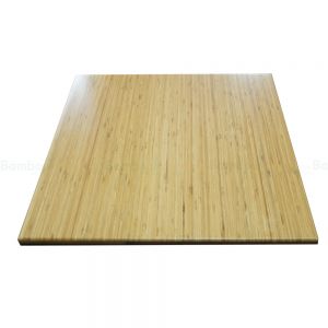 Mặt bàn gỗ tre ghép vuông nguyên tấm 60x60cm đã PU hoàn thiện MB010