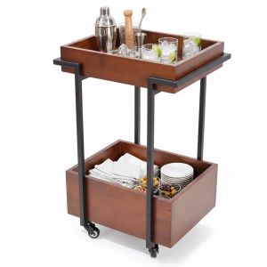 Kệ di động HOGI 2 tầng có bánh xe KB68027