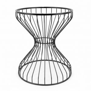 Chân sắt bàn Cafe đồng hồ cát ( mặt tròn 60cm) CHBCF009
