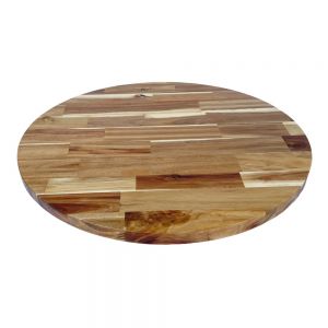 Mặt bàn tròn 60cm gỗ tràm dày 25mm MB014
