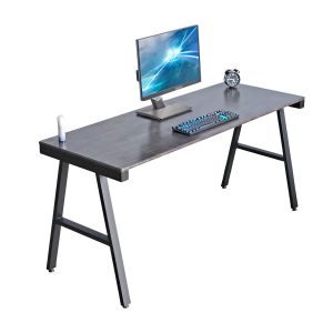 Bàn làm việc 160x60cm gỗ cao su chân sắt Kconcept HBKC023 Bàn làm việc 160x60cm gỗ cao su chân sắt Kconcept HBKC023