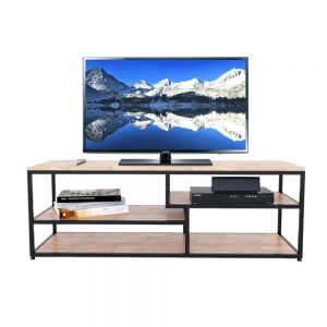 Kệ Tivi GEHA đơn giản 140cm khung sắt gỗ cao su KTV68073 Kệ Tivi GEHA đơn giản 140cm khung sắt gỗ cao su KTV68073