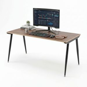 Bàn làm việc 160x80cm gỗ Plywood phủ melamin chân sắt Cone HBCO036