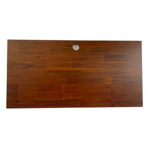 Mặt bàn gỗ tràm dày 25mm hoàn thiện màu cánh gián MB017