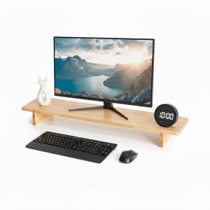 Kệ màn hình 1m gỗ cao su nhiều màu MS68015