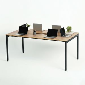 Bàn họp 160x80cm gỗ Plywood phủ melamin chân hệ Slean HBSL021 Bàn họp 160x80cm gỗ Plywood phủ melamin chân hệ Slean HBSL021