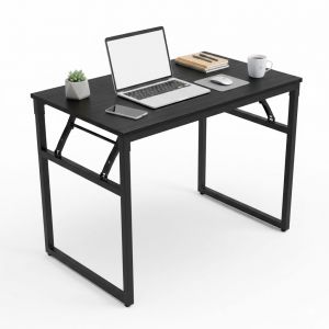 Bàn làm việc 100x60cm chân gấp gỗ cao su SPD68174