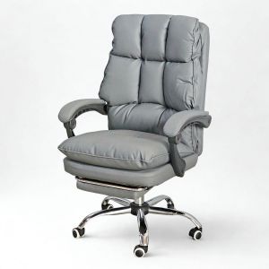 Ghế văn phòng nệm da ngả lưng có gác chân GAK899