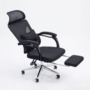 Ghế lưới văn phòng có tựa đầu, có gác chân thư giãn GAK869