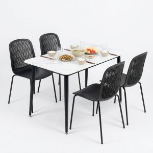 Bộ bàn ăn 120cm và 3 ghế CBBA068