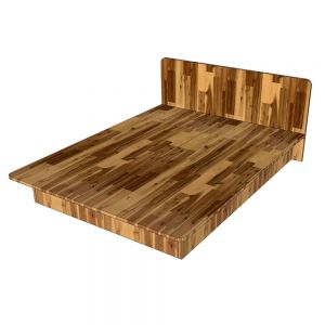 Giường ngủ đôi 160x200cm gỗ tràm tự nhiên GN68043