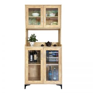 Tủ phòng ăn gỗ cao su TPA002 Tủ phòng ăn gỗ cao su TPA002