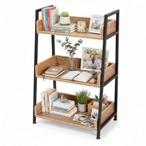 Kệ CASAN 3 tầng gỗ Plywood kết hợp khung sắt KS68171