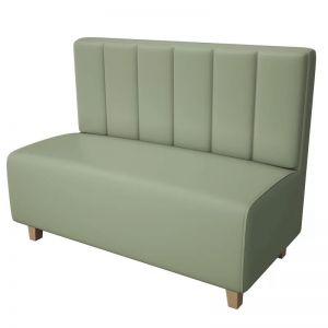 Sofa băng 1m2 nệm bọc simili chân gỗ SFB68073