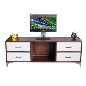 Tủ TV phòng khách 140x40x50cm gỗ cao su KTV68099 Tủ TV phòng khách 140x40x50cm gỗ cao su KTV68099