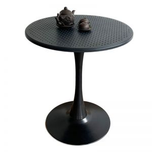 Bàn Tulip mặt nhựa tròn 60cm chân sắt ST1545F Bàn Tulip mặt nhựa tròn 60cm chân sắt ST1545F