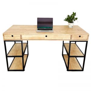 Bàn làm việc có hộc chân kết hợp kệ BD68092