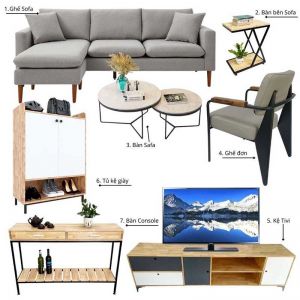 Combo Nội Thất Phòng Khách 7 Món PK027 Combo Nội Thất Phòng Khách 7 Món PK027