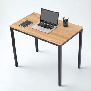 Bàn làm việc 100x60cm gỗ tự nhiên hệ Minimal 2 HBMN029