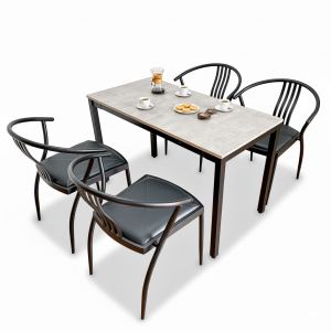 Bộ bàn ghế cafe, nhà hàng 4 người CBCF237