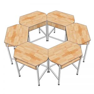 Module Bàn Cụm 6 bông hoa gỗ tự nhiên chân sắt PSD035 Module Bàn Cụm 6 bông hoa gỗ tự nhiên chân sắt PSD035