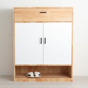 Tủ giày 4 tầng có hộc tủ gỗ tự nhiên KG68067