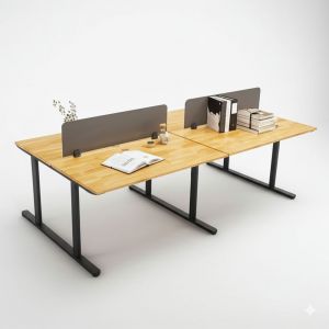 Bàn cụm văn phòng 4 chỗ ngồi hệ TIO - HBTO009