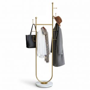 Giá treo đồ khung sắt chân sắt chân đá nhân tạo KPT68015