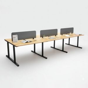 Bàn cụm văn phòng 6 chỗ ngồi hệ TIO HBTO011