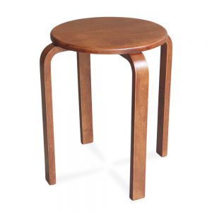 Ghế đôn tròn gỗ chân uốn plywood GCF154 Ghế đôn tròn gỗ chân uốn plywood GCF154