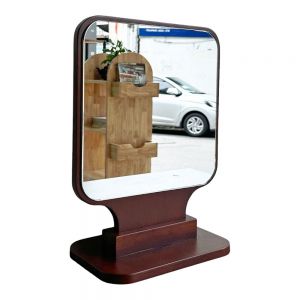 Gương trang điểm vuông để bàn khung gỗ tự nhiên GNG009 Gương trang điểm vuông để bàn khung gỗ tự nhiên GNG009