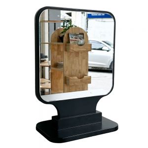 Gương trang điểm vuông để bàn màu đen GNG011 Gương trang điểm vuông để bàn màu đen GNG011