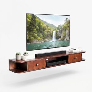 Kệ Tivi treo tường gỗ tự nhiên KTV68103