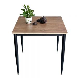 Bàn Ăn vuông 80cm gỗ Plywood chân sắt vuốt côn BA68163 Bàn Ăn vuông 80cm gỗ Plywood chân sắt vuốt côn BA68163