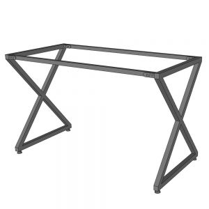 Chân bàn sắt  lắp ráp chữ X 120x60cm hệ Minimal  HCMN010 Chân bàn sắt  lắp ráp chữ X 120x60cm hệ Minimal  HCMN010