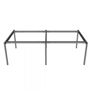 Chân sắt 240x120cm cho bàn cụm 4 người  hệ OMA II HCOM211