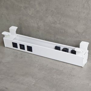 Khay đi dây có ổ cắm điện cho bàn làm việc KHD004