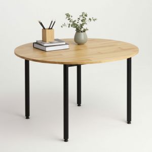 Bàn Họp Đa Năng Tròn 1m2 Hệ OMA II HBOM215