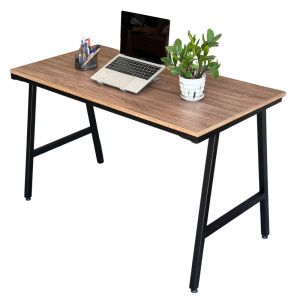 Bàn làm việc 120x60cm gỗ plywood chân sắt chữ A hệ Minimal SPD68203 Bàn làm việc 120x60cm gỗ plywood chân sắt chữ A hệ Minimal SPD68203