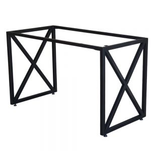 Chân bàn sắt lắp ráp chữ X 120x60cm hệ Minimal HCMN012 Chân bàn sắt lắp ráp chữ X 120x60cm hệ Minimal HCMN012