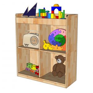 Kệ để đồ chơi trẻ em 80x30x90cm gỗ cao su KTMN003 Kệ để đồ chơi trẻ em 80x30x90cm gỗ cao su KTMN003