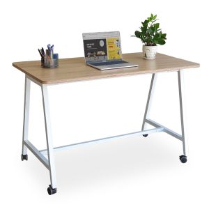 Bàn làm việc di động FOS 120x60cm gỗ plywood chân sắt hệ bàn FOS FOS001 Bàn làm việc di động FOS 120x60cm gỗ plywood chân sắt hệ bàn FOS FOS001