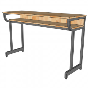 Bàn Học Sinh 1m2 Khung Sắt Lắp Ráp TK217