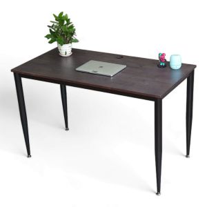 Bàn làm việc 100x60cm gỗ cao su chân sắt lắp hệ CONE II HBCN026 Bàn làm việc 100x60cm gỗ cao su chân sắt lắp hệ CONE II HBCN026