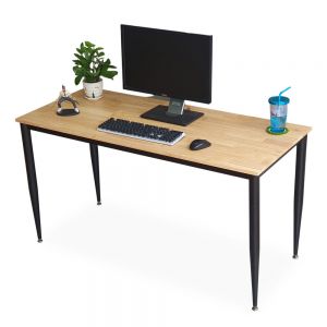 Bàn làm việc 140x60cm gỗ cao su chân sắt lắp hệ CONE II HBCNHBCN028026 Bàn làm việc 140x60cm gỗ cao su chân sắt lắp hệ CONE II HBCNHBCN028026
