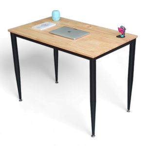 Bàn làm việc 100x60cm gỗ cao su chân sắt lắp hệ CONE II HBCN025 Bàn làm việc 100x60cm gỗ cao su chân sắt lắp hệ CONE II HBCN025