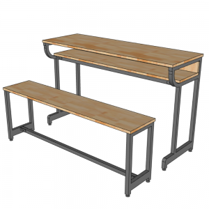 Bộ Bàn Ghế Học Sinh 2 Chổ Ngồi TK223