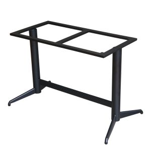 Chân sắt đôi cho bàn cafe, bàn nhà hàng 120x60cm sơn tĩnh điện CHBCF028