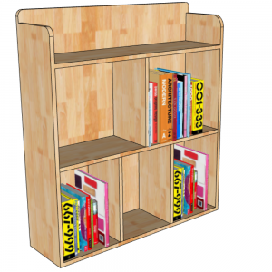 Kệ Gỗ Cho Nhà Trẻ Mầm Non TK201 