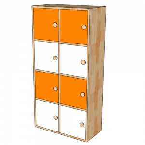 Tủ Tư Trang Cho Trẻ Mầm Non TK207